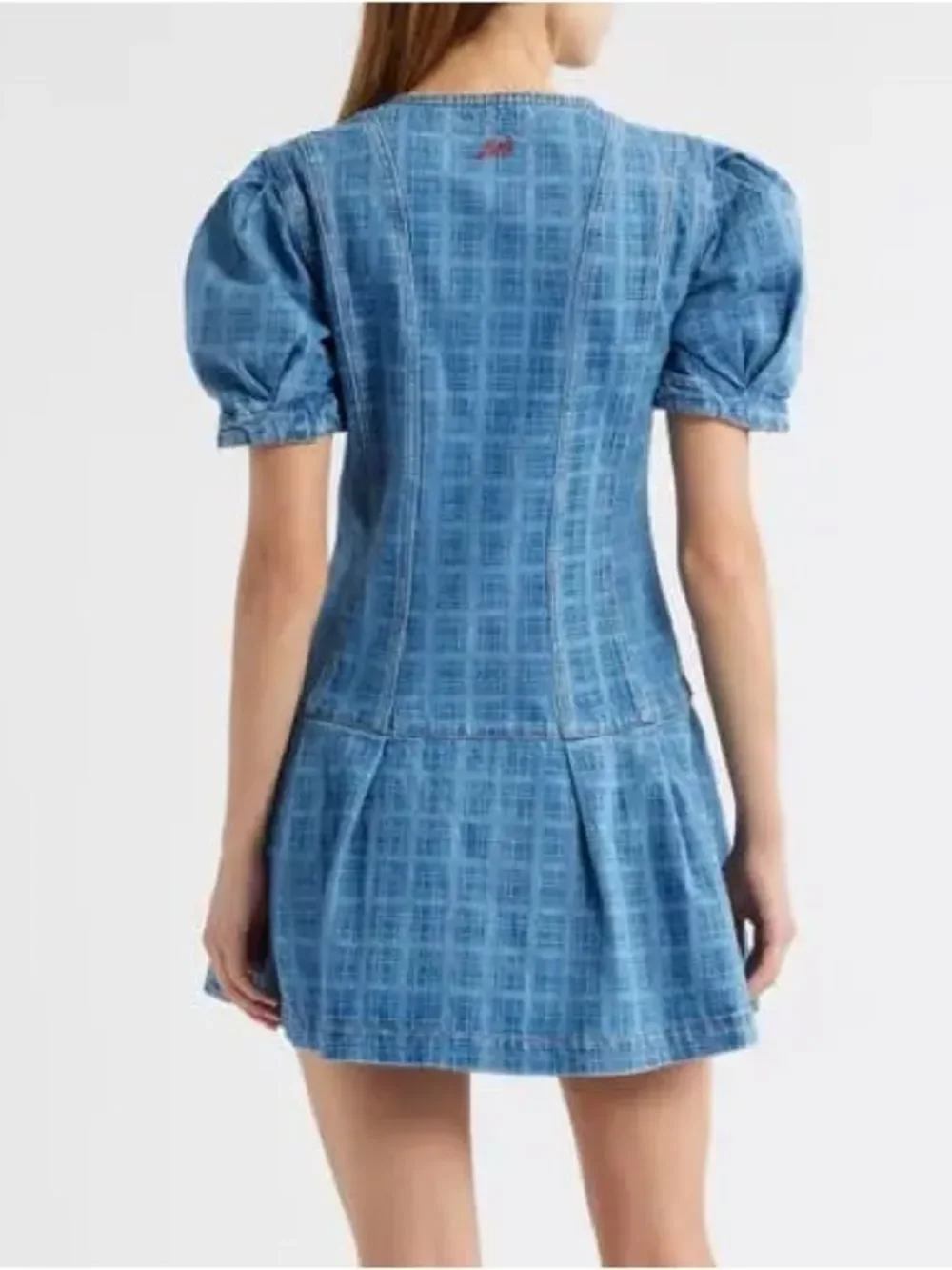 Free People x Damson Madder Adeline Puff-Sleeve Mini Dress